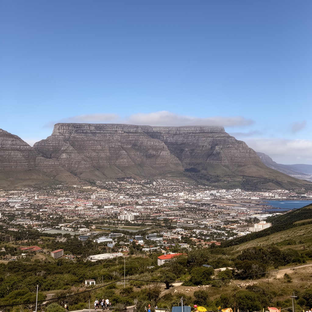 AI-generated illustration of Table Mountain
