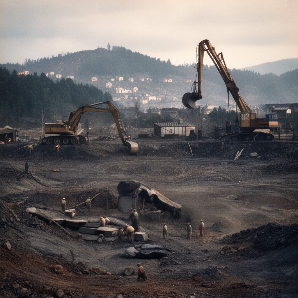 AI-generated illustration of Surface Mining Control and Reclamation Act of 1977