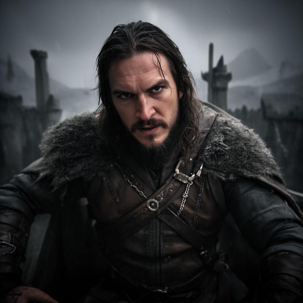 AI-generated illustration of Karl Tanner in Game of Thrones