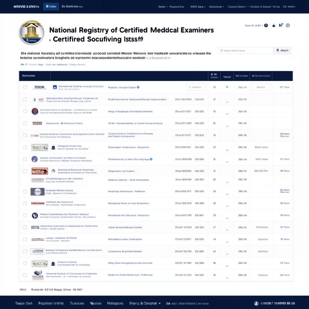 AI-generated illustration of National Registry of Certified Medical Examiners