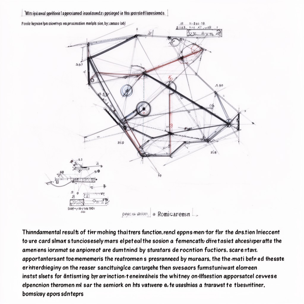 AI-generated illustration of Whitney approximation theorem