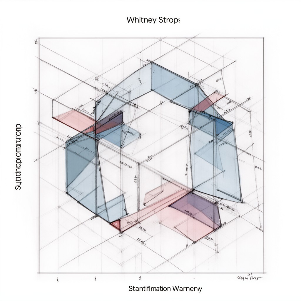 AI-generated illustration of Whitney stratification