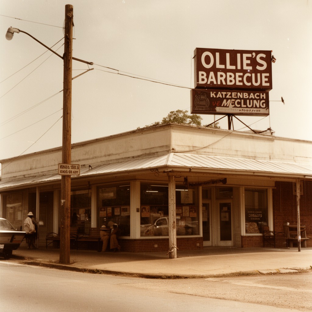 AI-generated illustration of Ollie’s Barbecue