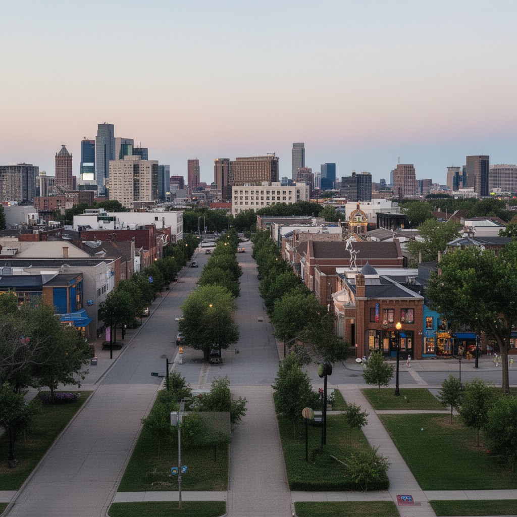 AI-generated illustration of Downers Grove Township