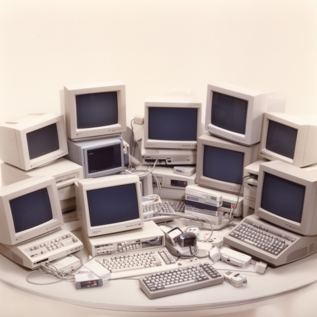 AI-generated illustration of Apple Macintosh Performa series