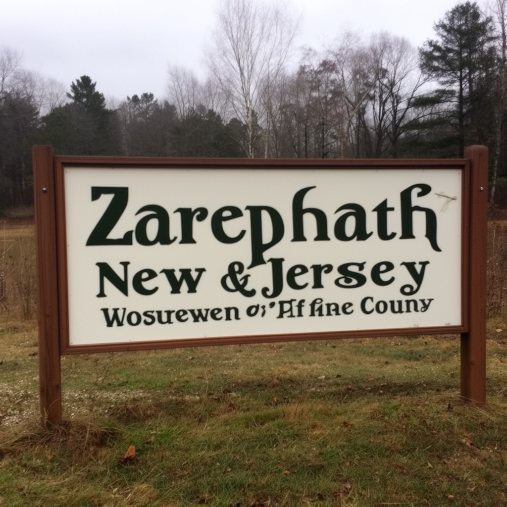 AI-generated illustration of Zarephath, New Jersey