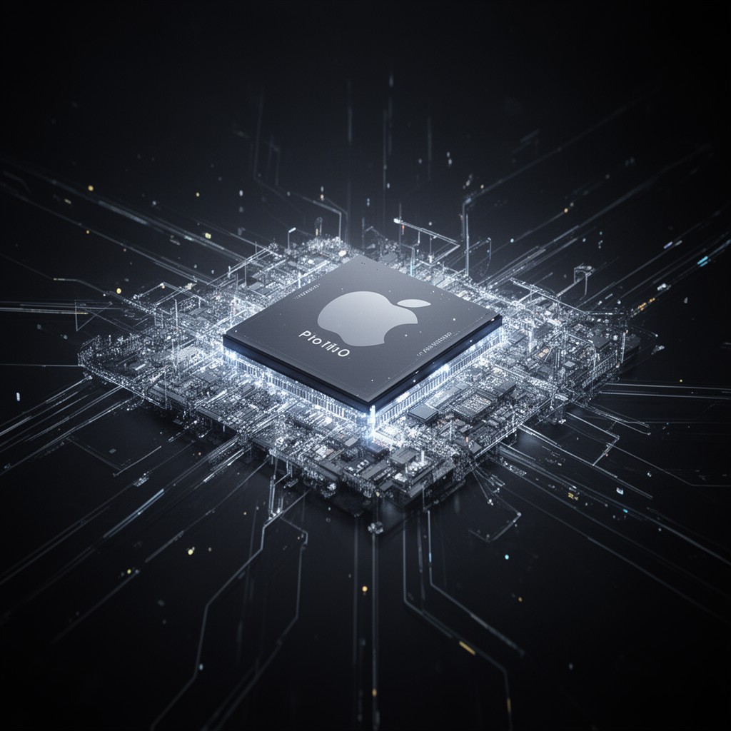 AI-generated illustration of Apple A14 Bionic