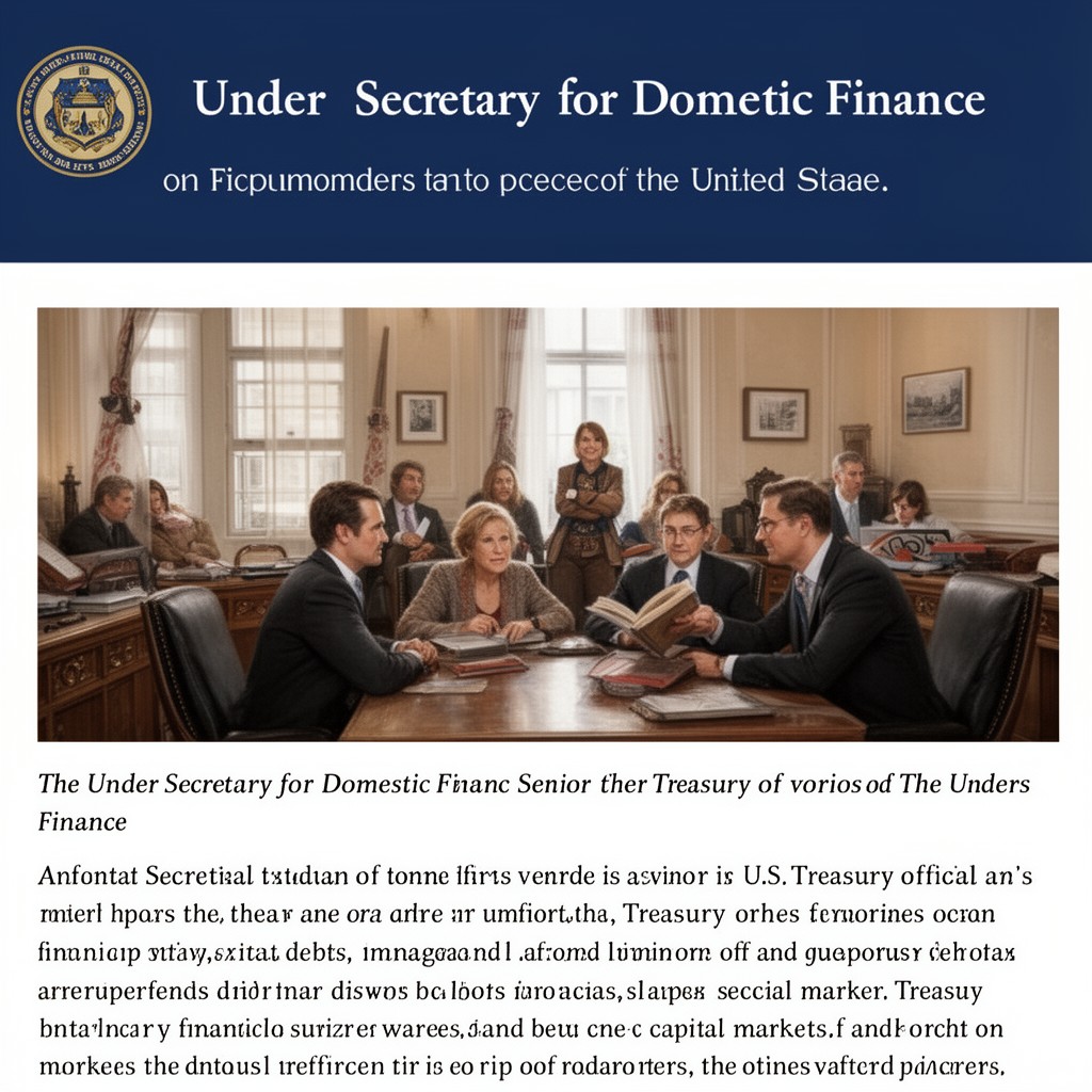 AI-generated illustration of Under Secretary for Domestic Finance