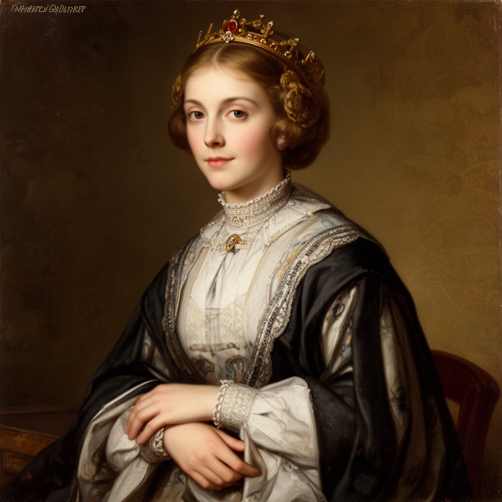 AI-generated illustration of Joan Beaufort, Queen of Scots
