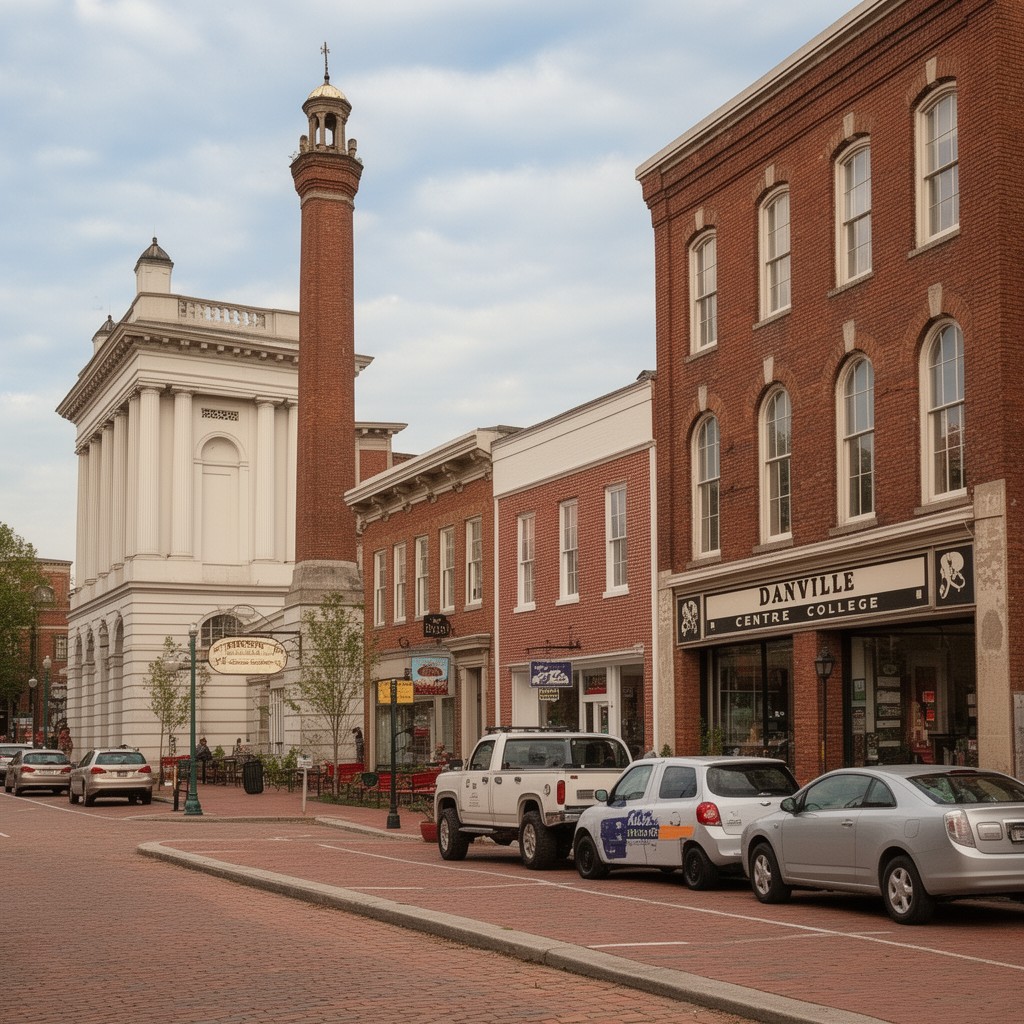 AI-generated illustration of Danville, Kentucky