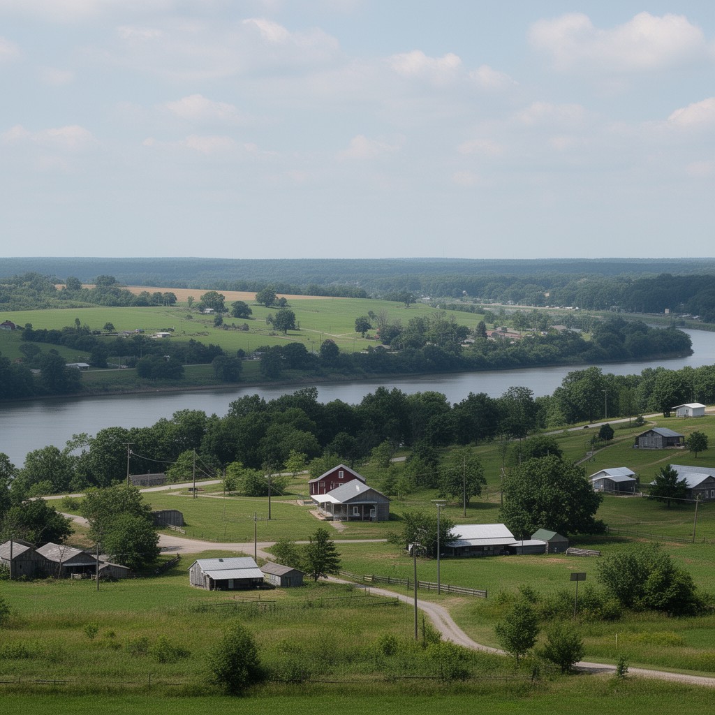 AI-generated illustration of Breckinridge County, Kentucky