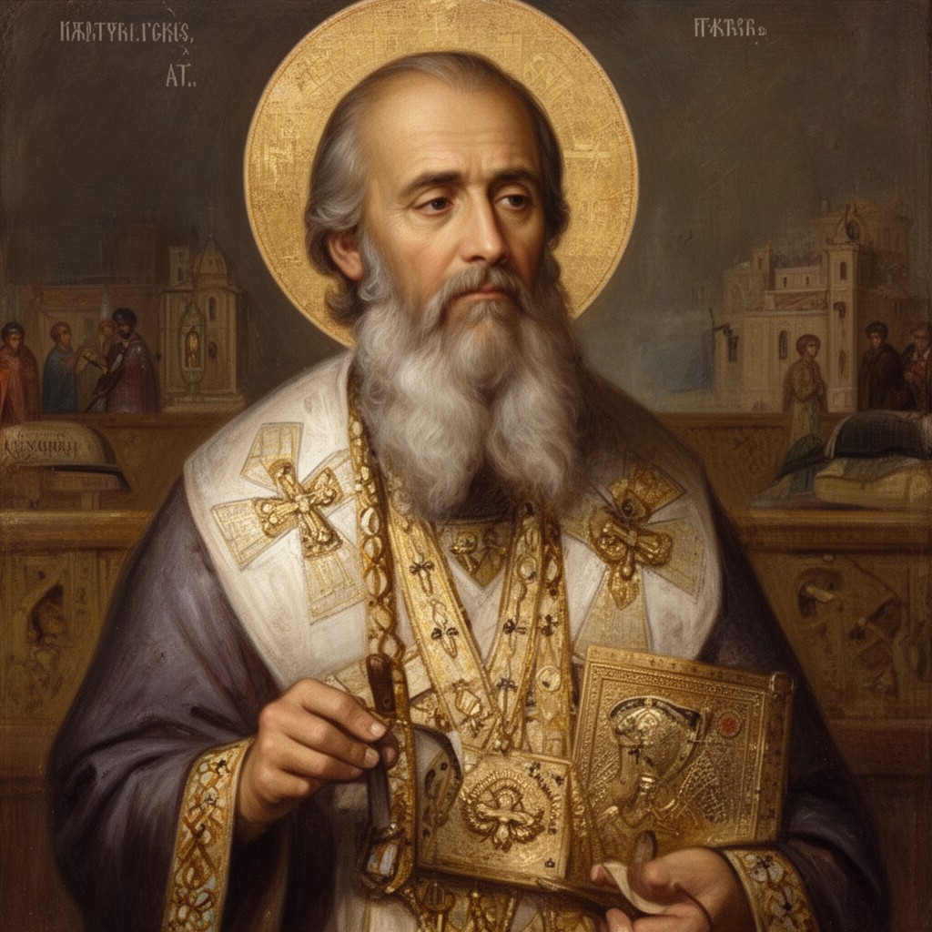 AI-generated illustration of Nectarius of Constantinople