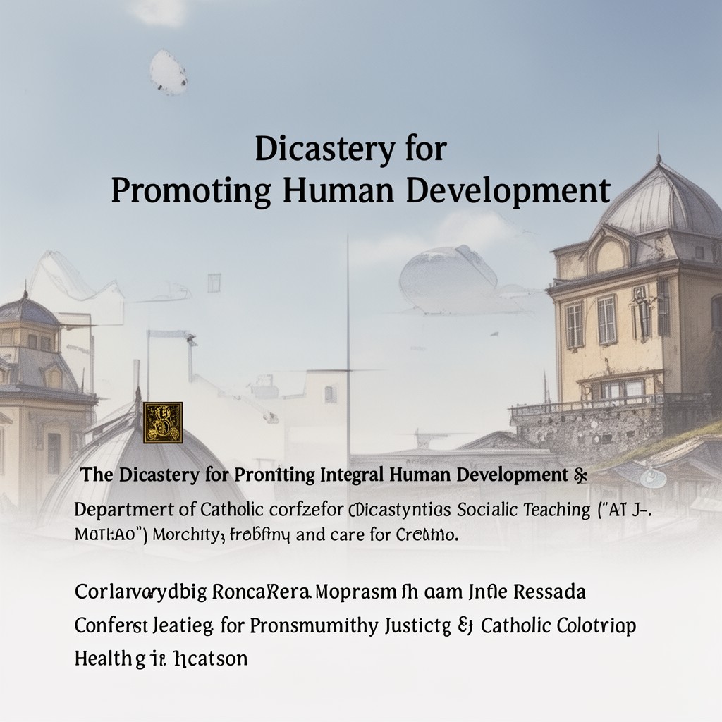 AI-generated illustration of Dicastery for Promoting Integral Human Development