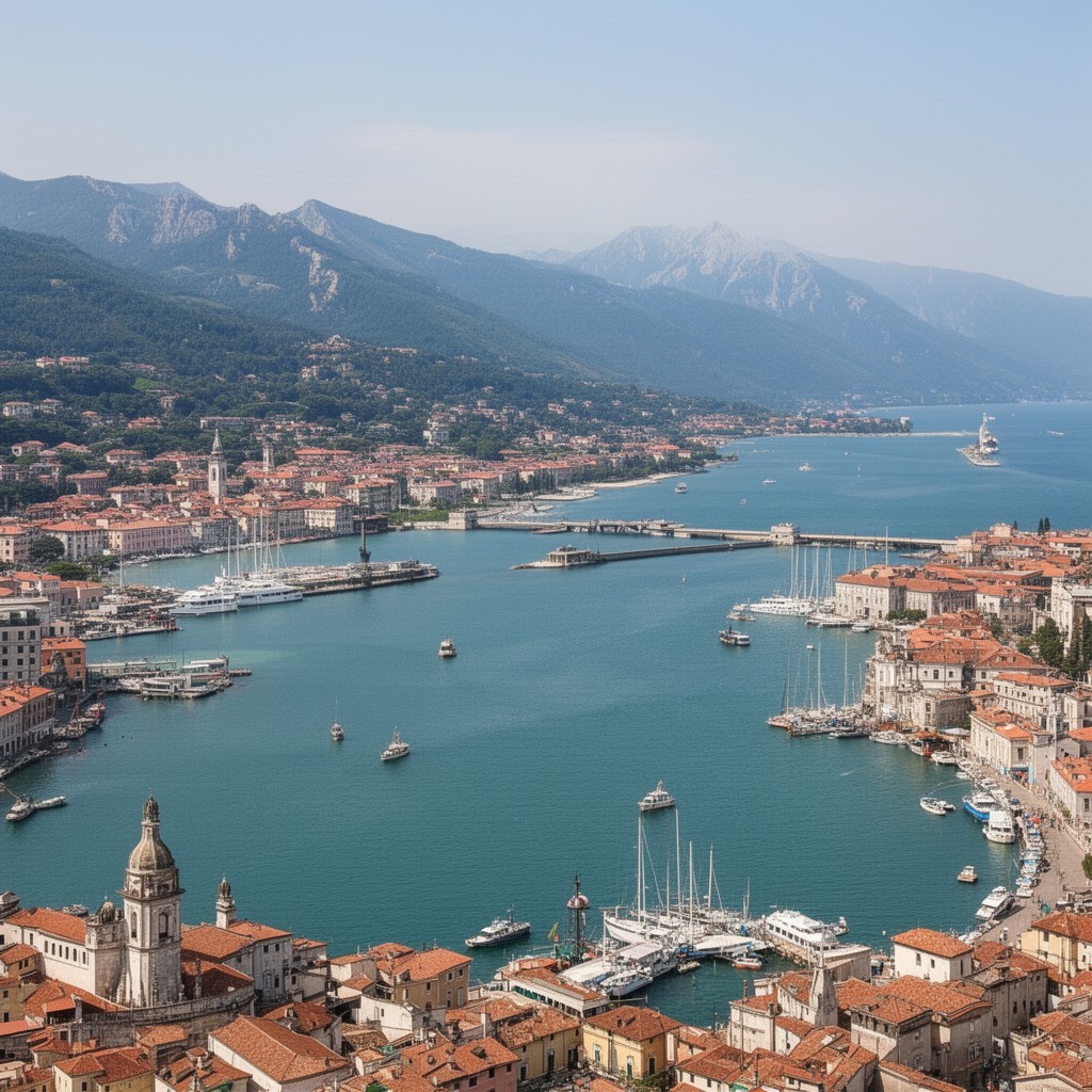 AI-generated illustration of Gulf of Trieste