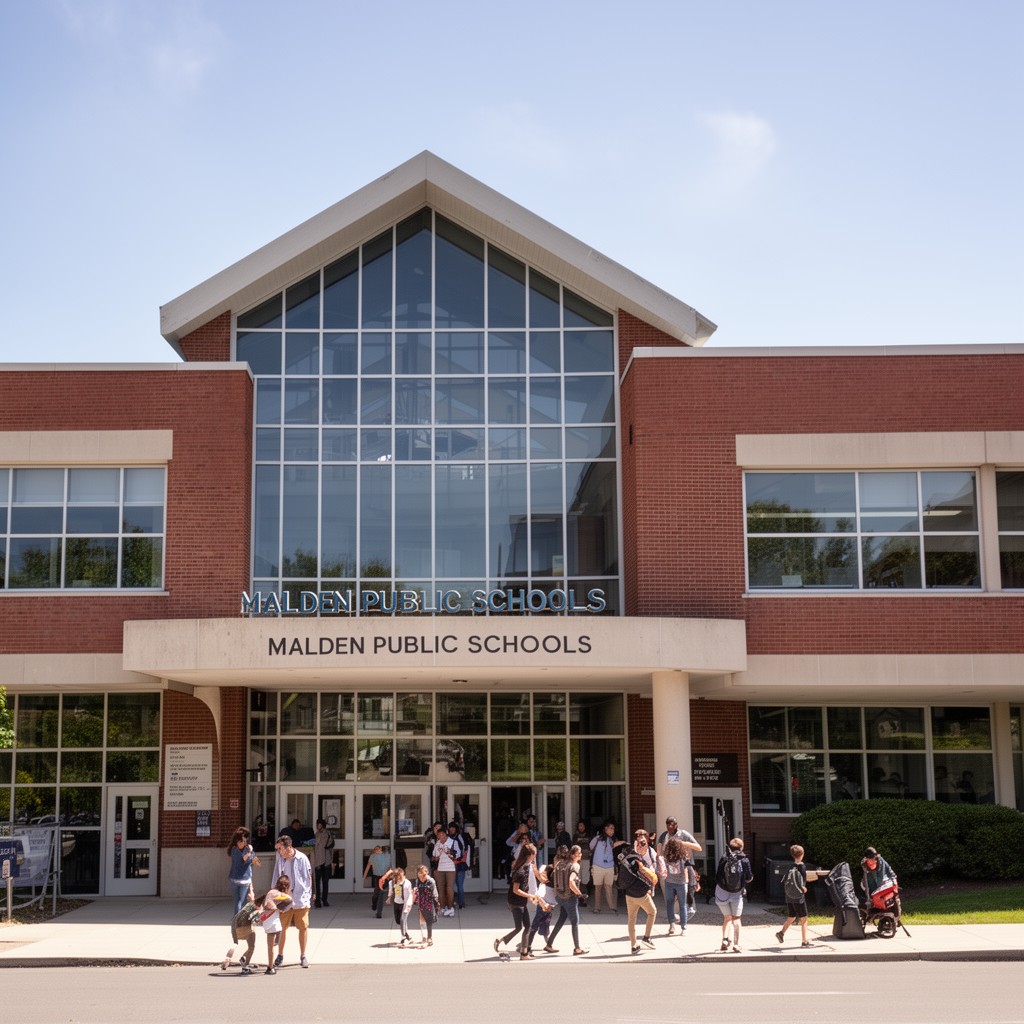 AI-generated illustration of Malden Public Schools