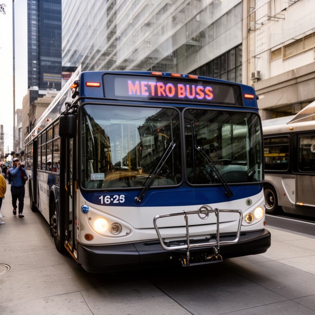 AI-generated illustration of Metrobus