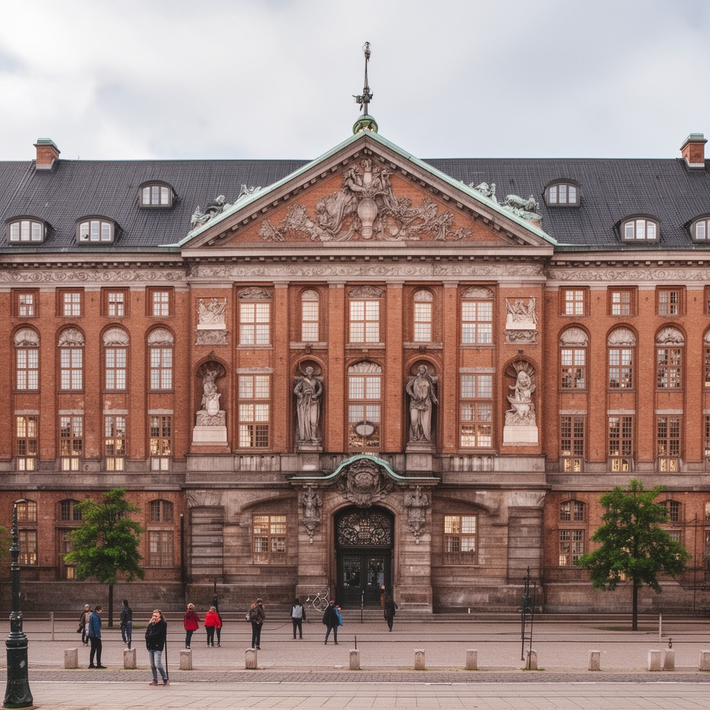 AI-generated illustration of University of Copenhagen