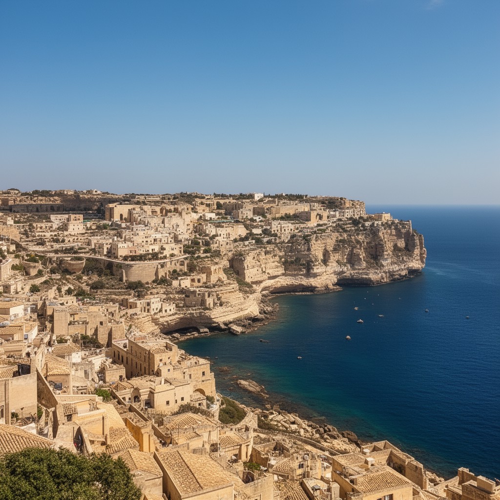 AI-generated illustration of Gozo