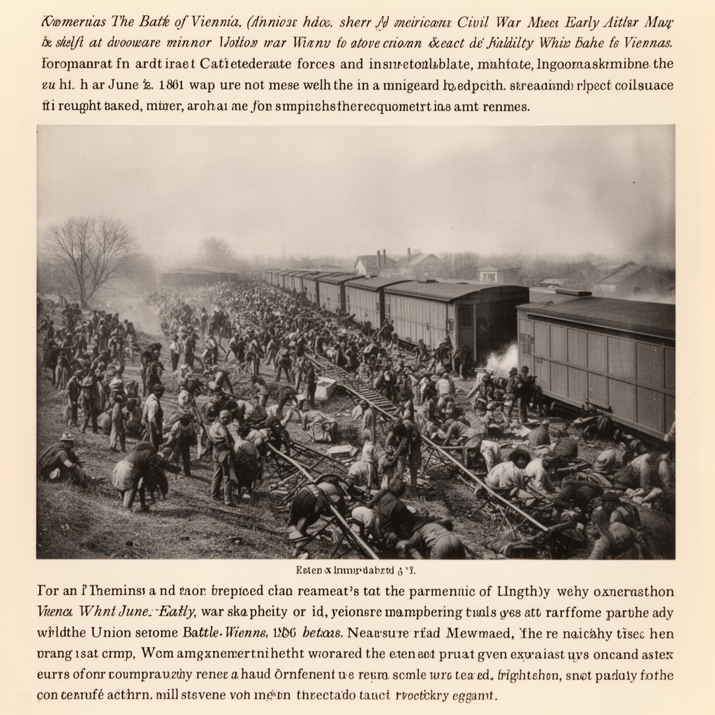 AI-generated illustration of Battle of Vienna (American Civil War)