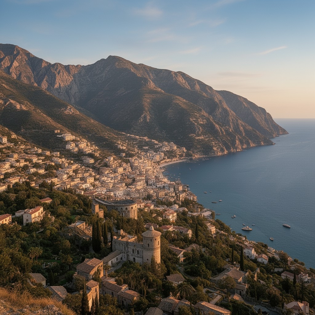 AI-generated illustration of Calabria