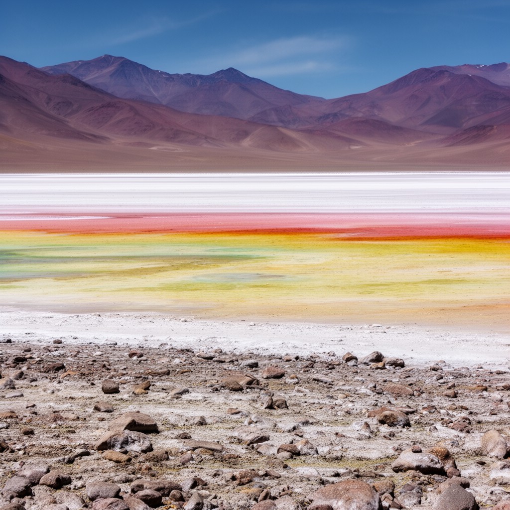 AI-generated illustration of Salar de Antofalla