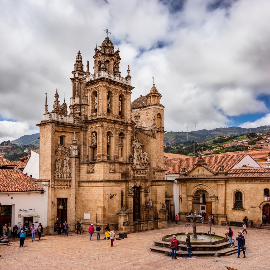 AI-generated illustration of Iglesia de San Francisco