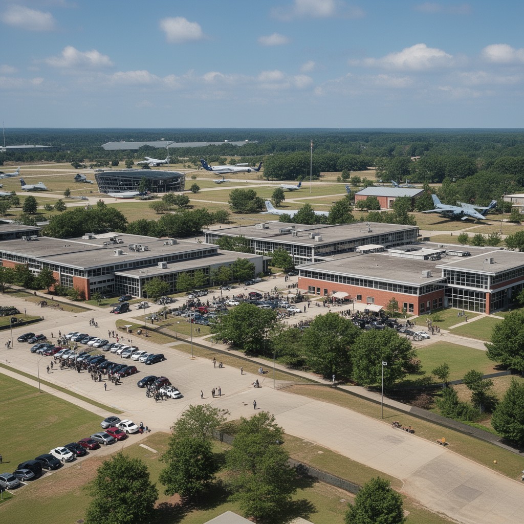 AI-generated illustration of Maxwell Air Force Base