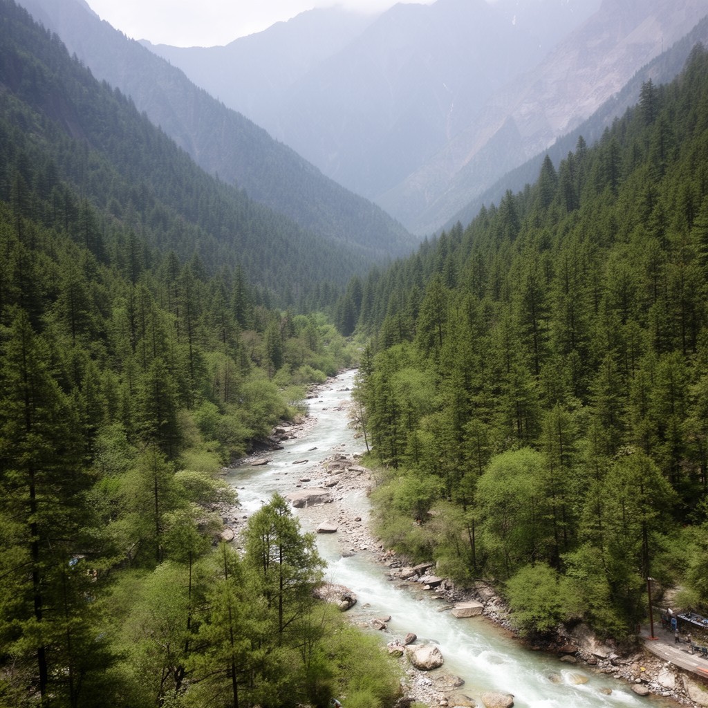 AI-generated illustration of Kumrat Valley