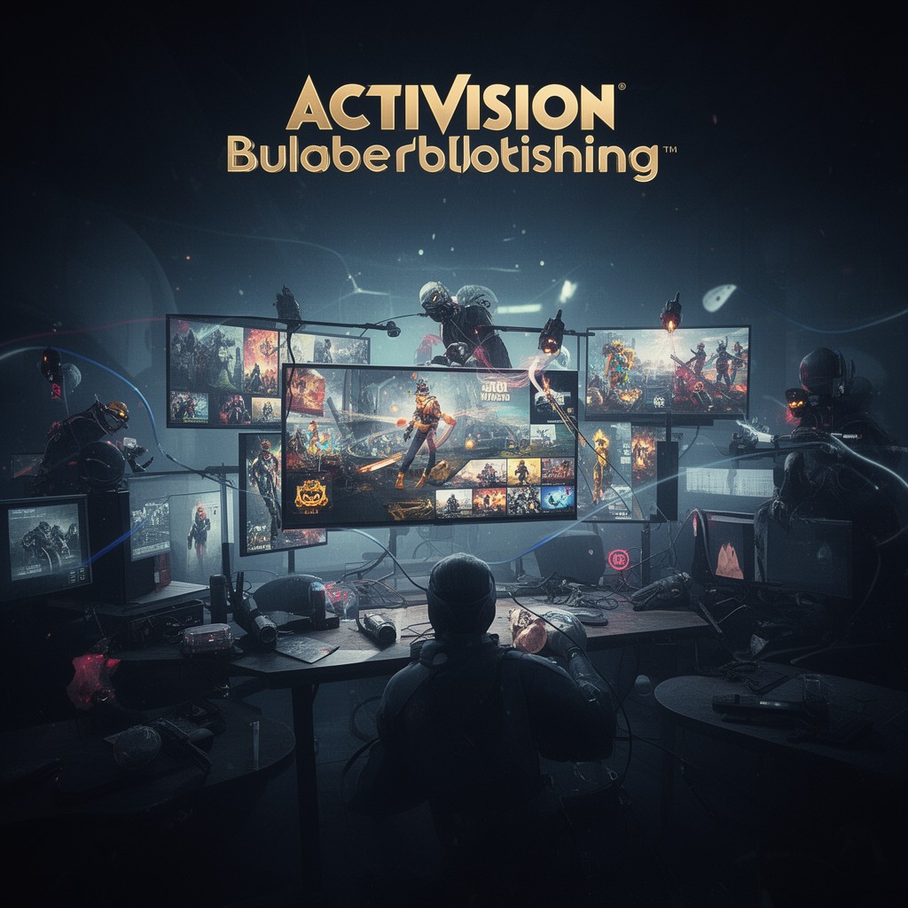 AI-generated illustration of Activision Publishing
