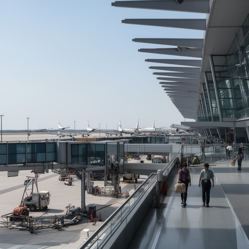 AI-generated illustration of Hubei Airports Group