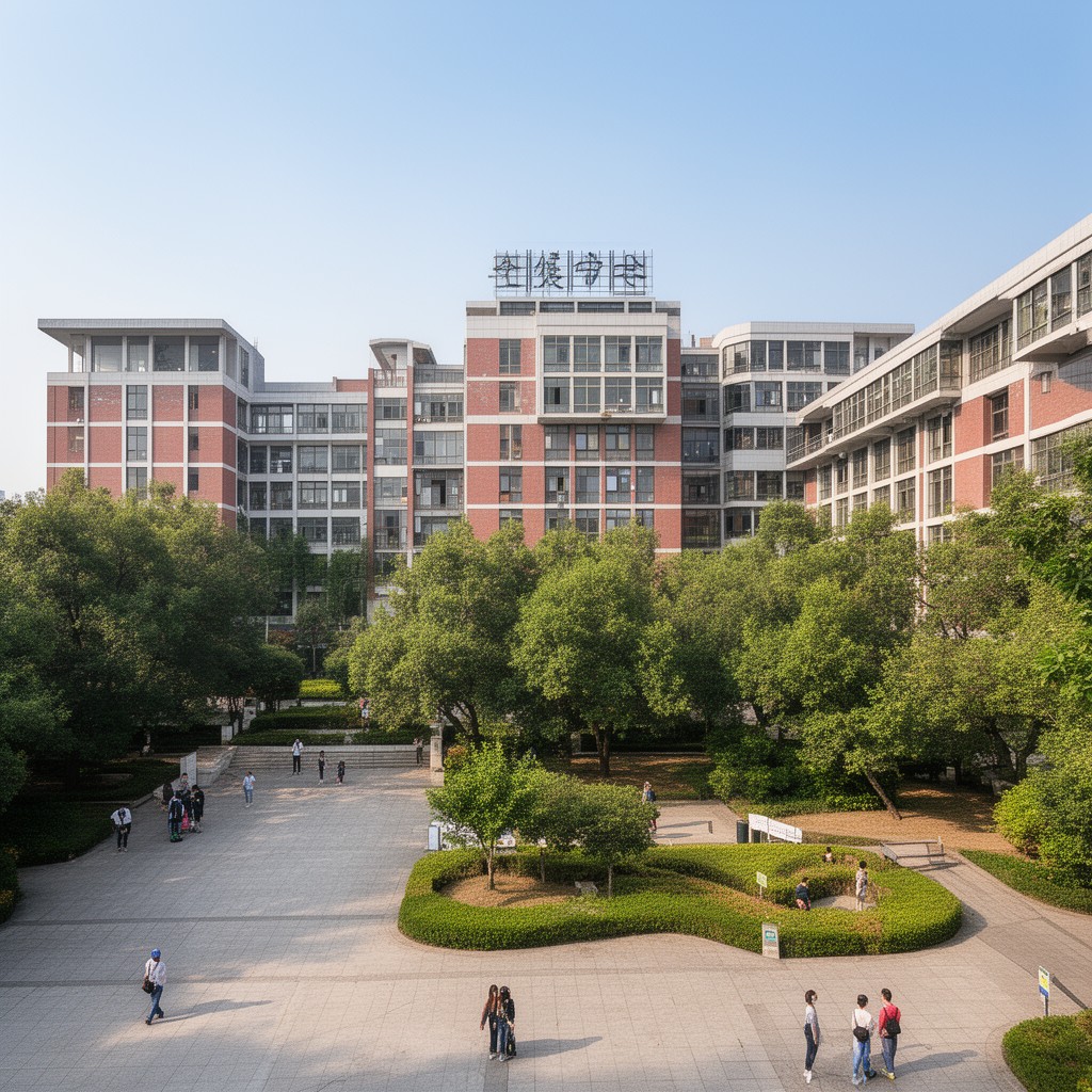 AI-generated illustration of Yujiatou Campus