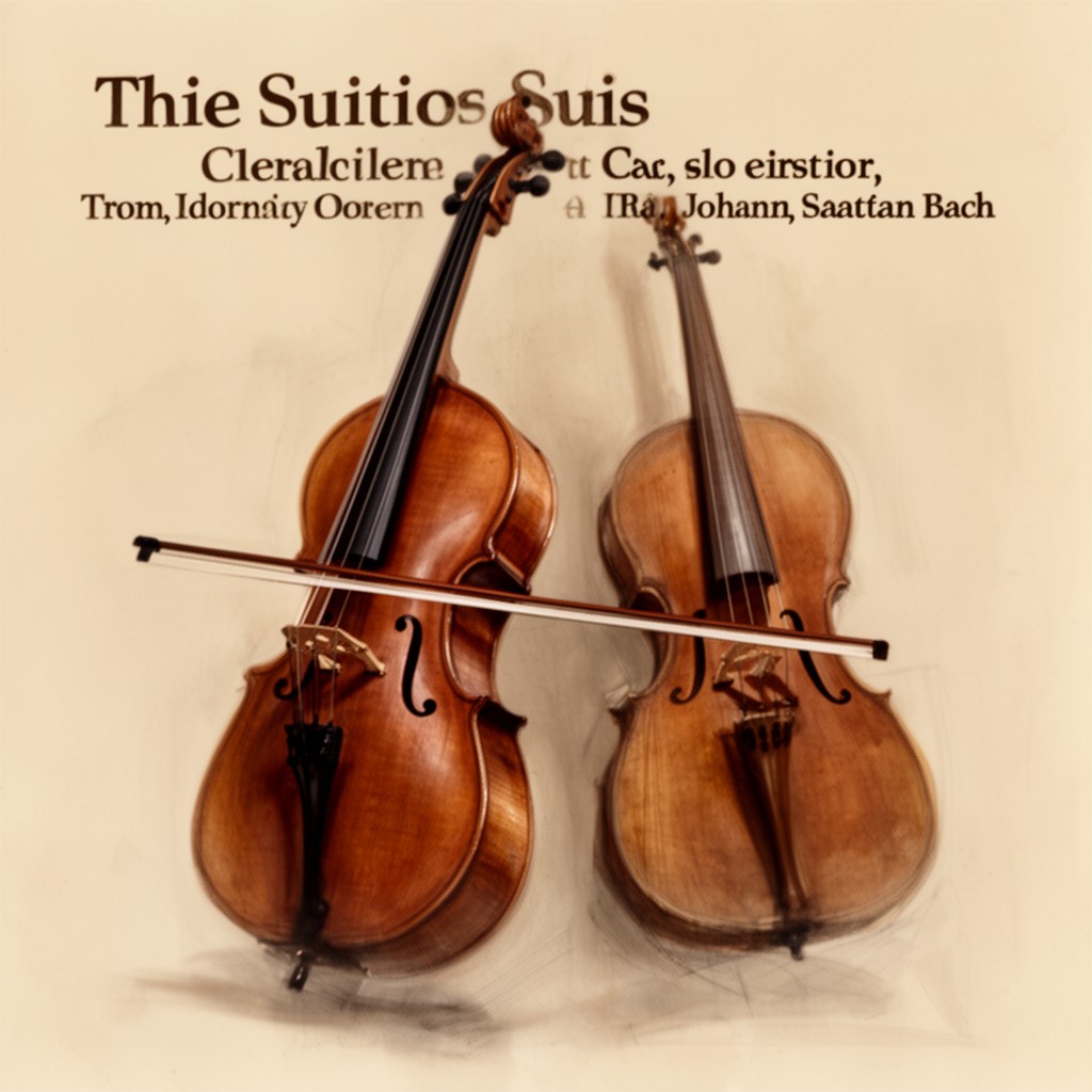 AI-generated illustration of Cello Suites