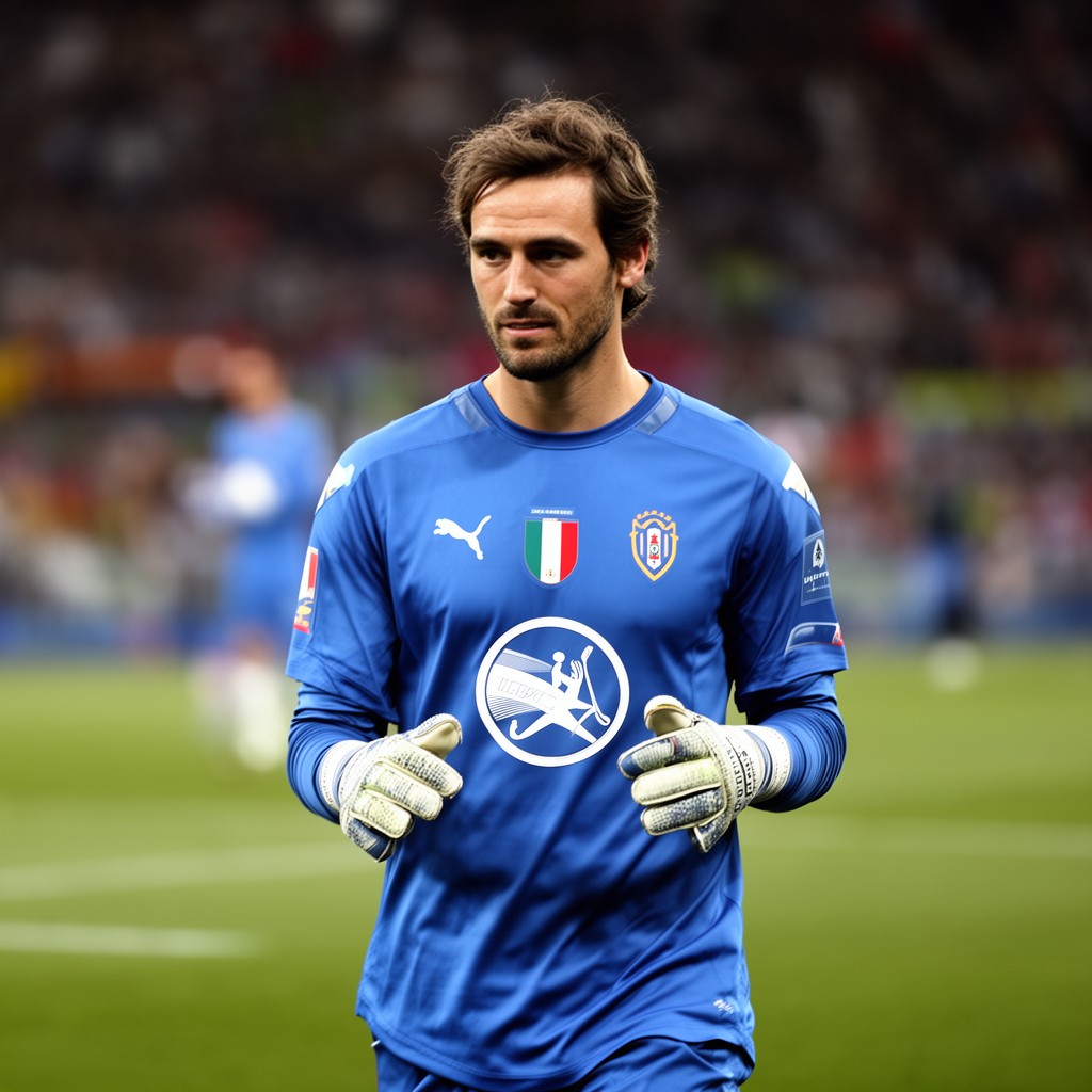 AI-generated illustration of Gianluigi Buffon