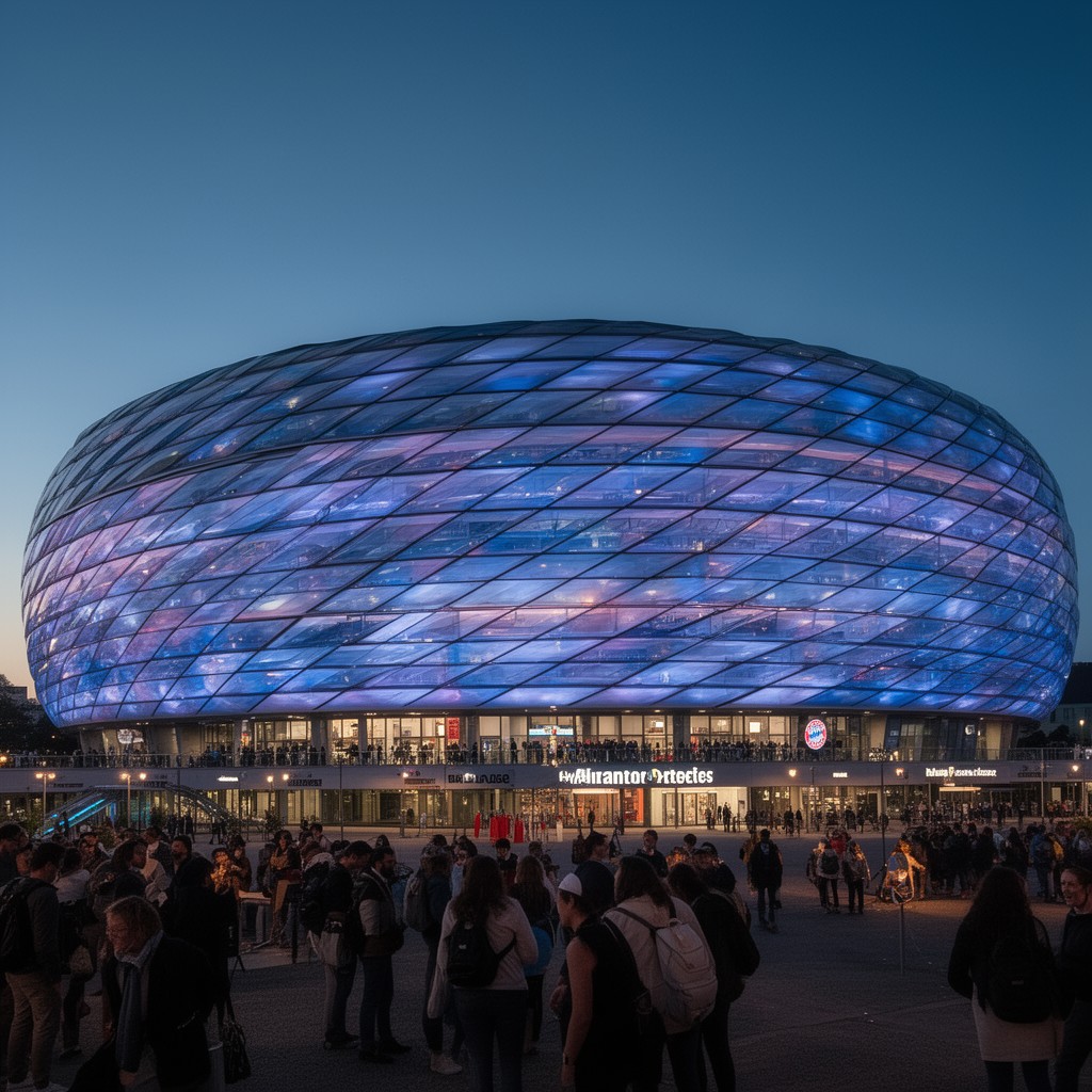 AI-generated illustration of Allianz Arena