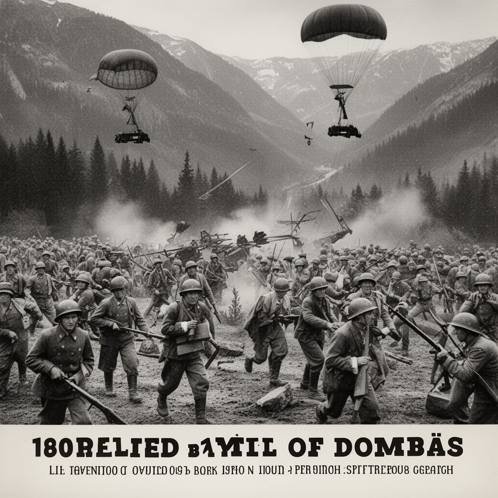 AI-generated illustration of Battle of Dombås