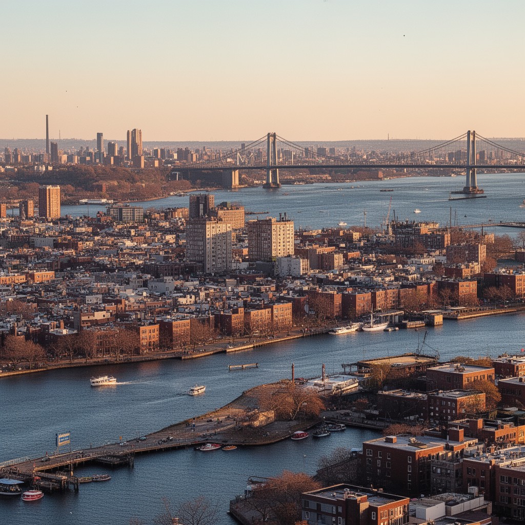 AI-generated illustration of Throggs Neck