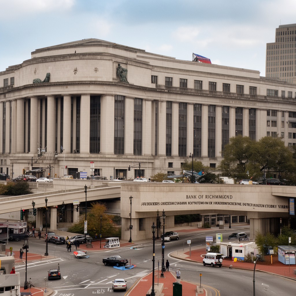 AI-generated illustration of Federal Reserve Bank of Richmond