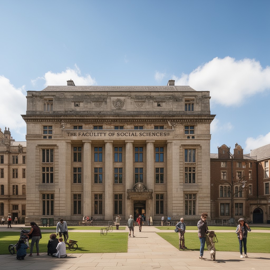 AI-generated illustration of Faculty of Social Sciences