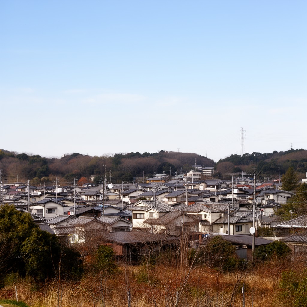 AI-generated illustration of Kashiwara, Osaka Prefecture, Japan