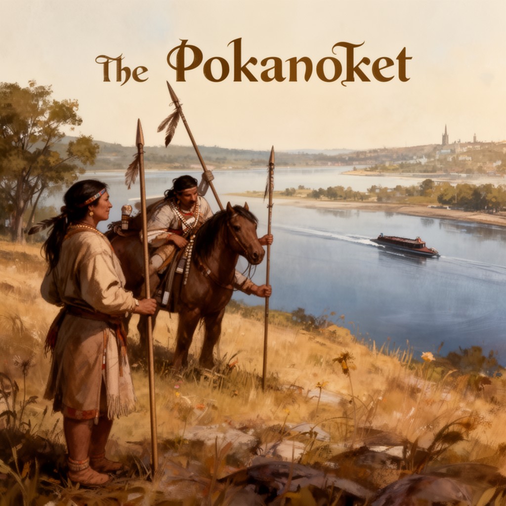 AI-generated illustration of Pokanoket region
