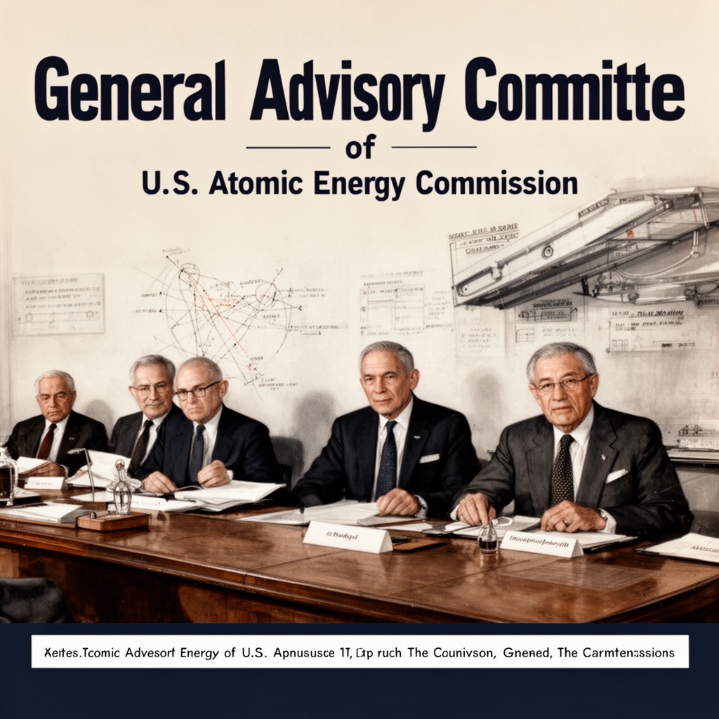 AI-generated illustration of General Advisory Committee of the U.S. Atomic Energy Commission