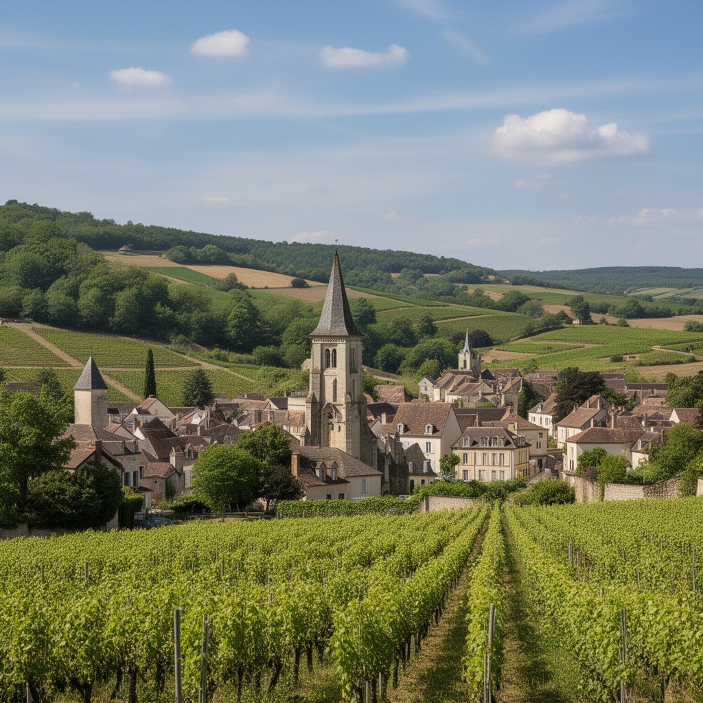 AI-generated illustration of Yonne department