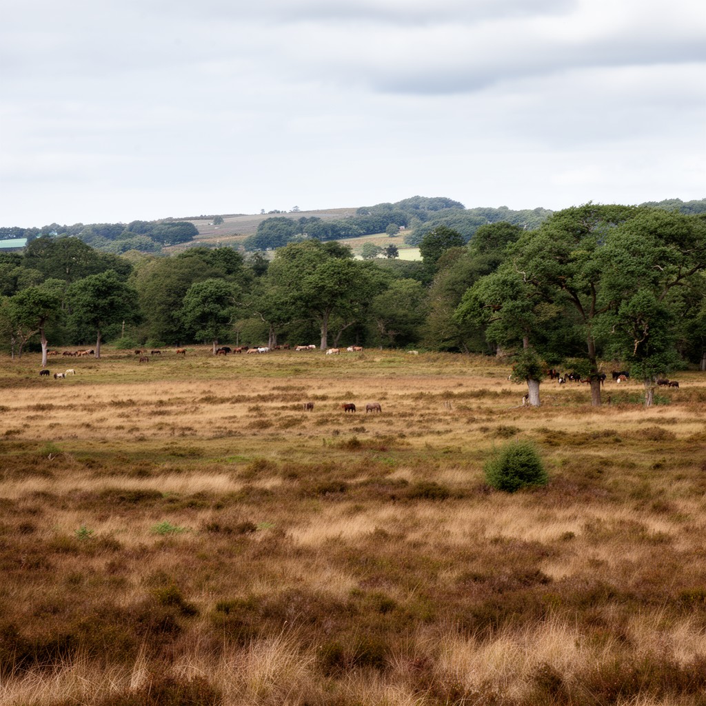 AI-generated illustration of New Forest National Park