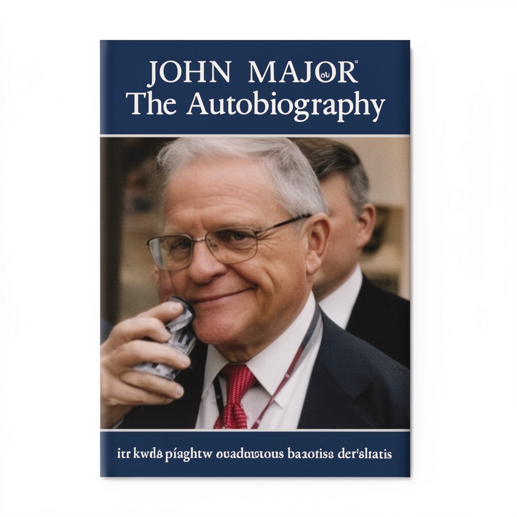 AI-generated illustration of Autobiography "John Major: The Autobiography"