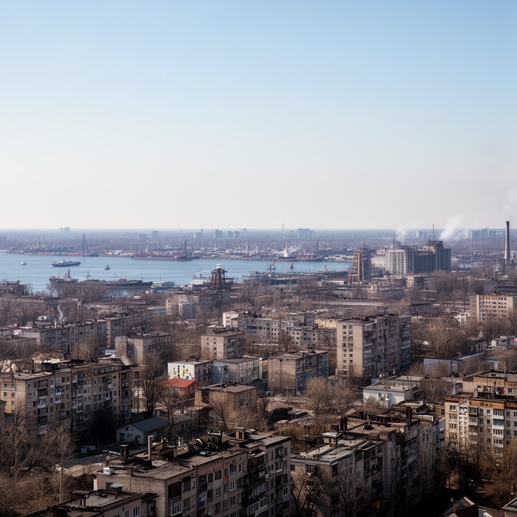 AI-generated illustration of Mariupol