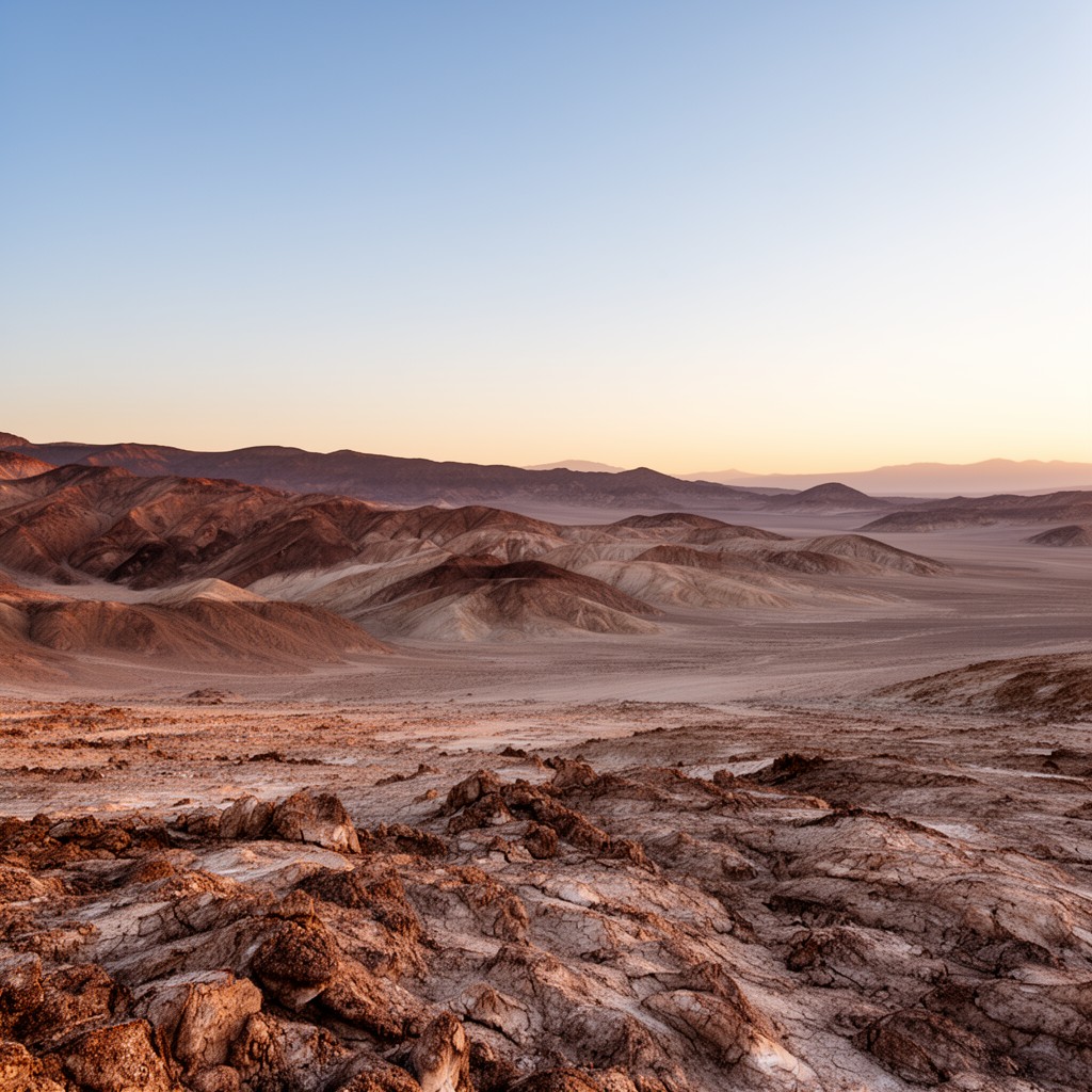 AI-generated illustration of Death Valley