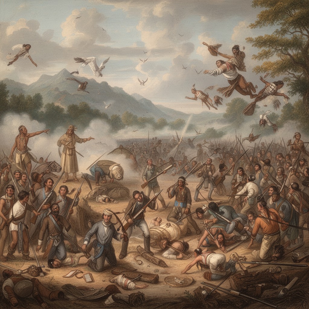 AI-generated illustration of Little Turtle's War