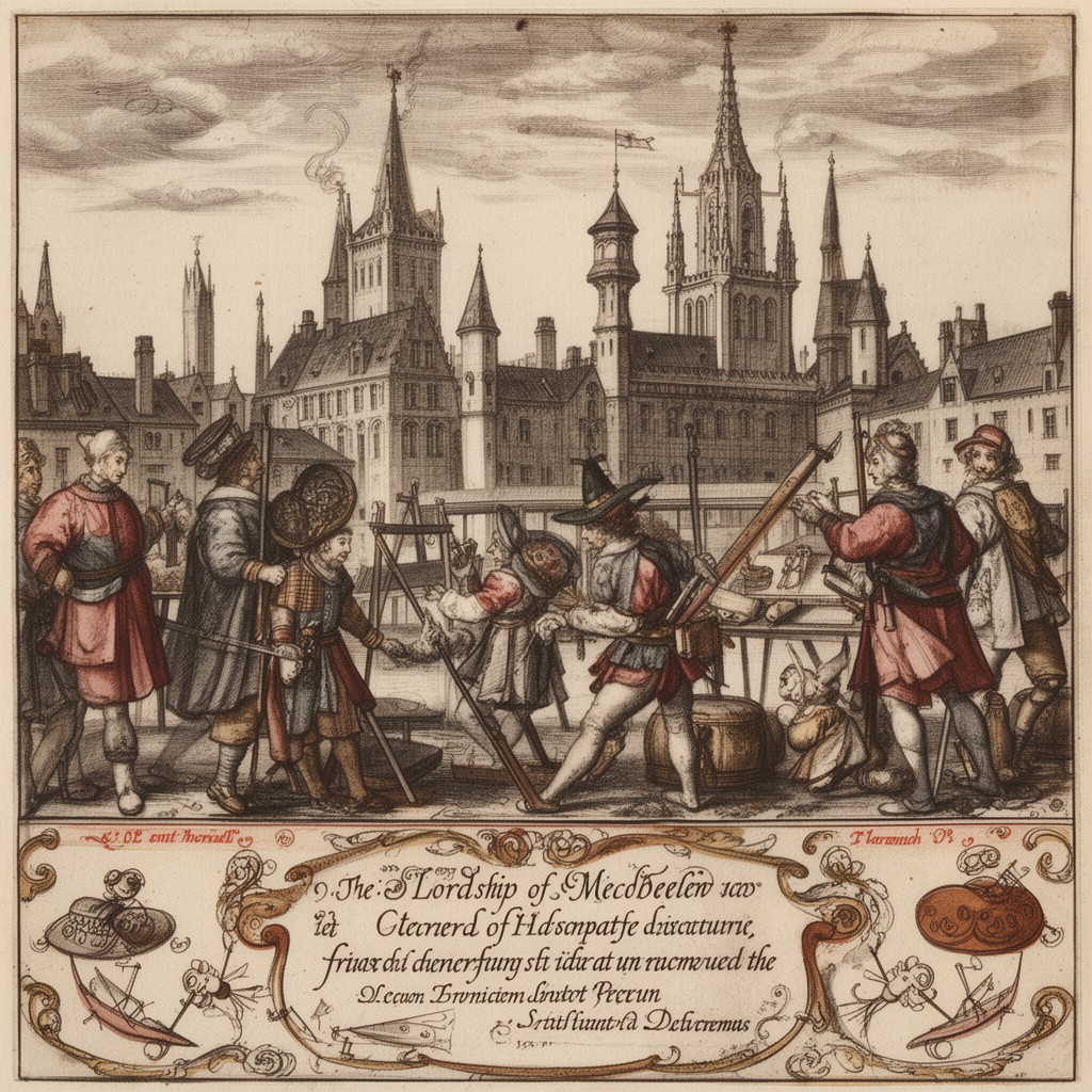 AI-generated illustration of Lordship of Mechelen