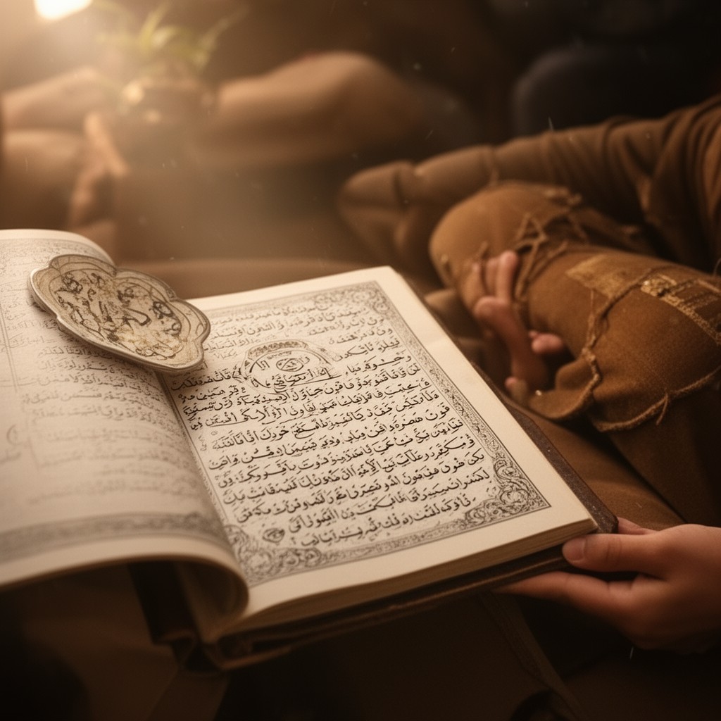 AI-generated illustration of Surah Al-Munafiqun