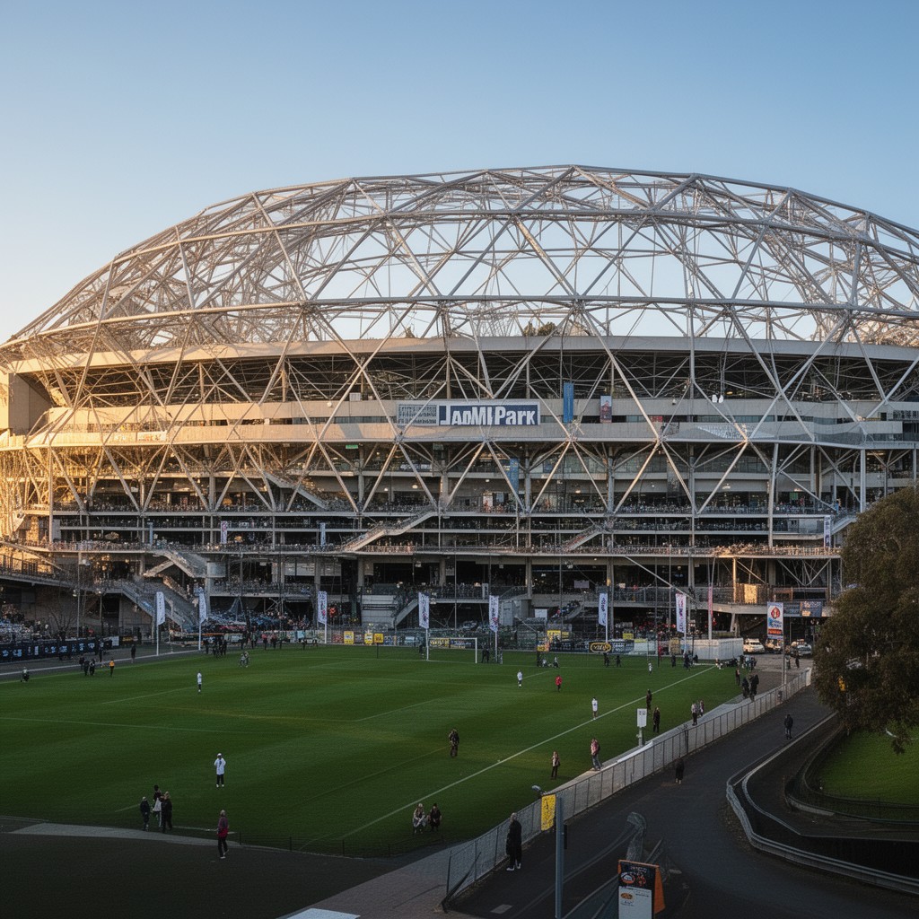 AI-generated illustration of AAMI Park
